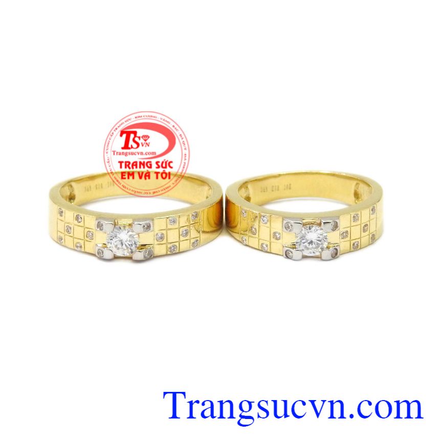 Nhẫn cưới vàng bền chặt, Nhẫn cưới vàng tây