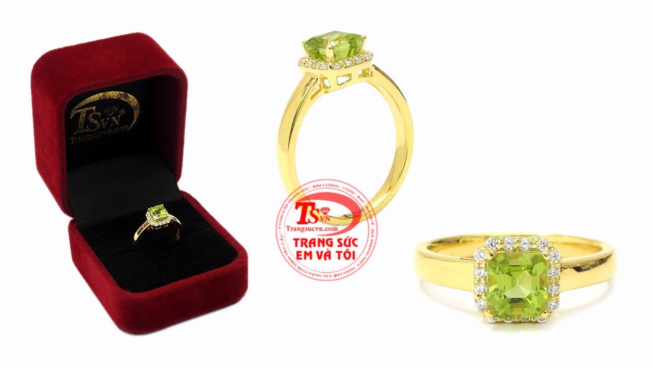 Nhẫn nữ Peridot Nhẫn nữ Peridot