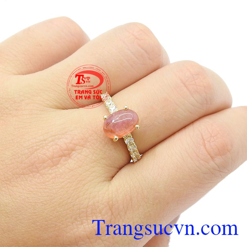 Nhẫn nữ Sapphire vàng 10k,Nhẫn nữ đẹp,Nhẫn nữ đá quý