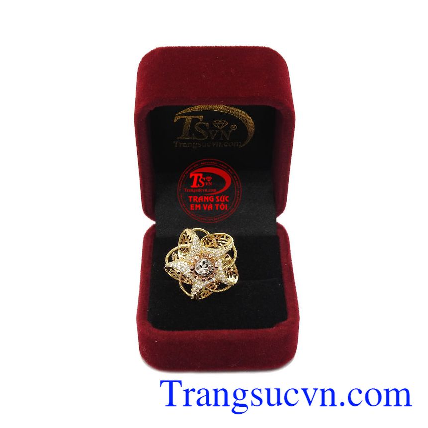 Nhẫn nữ vàng 10k nổi bật,Nhẫn nữ vàng tây