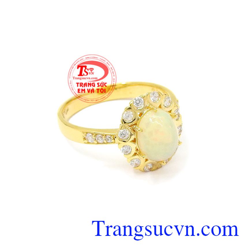 Nhẫn nữ vàng Opal, Nhẫn nữ đá quý Nhẫn nữ vàng Opal, Nhẫn nữ đá quý