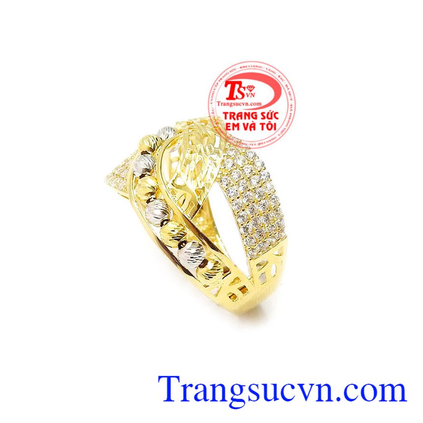 Nhẫn nữ vàng phong cách quý tộc, Nhẫn nữ đá quý, Nhẫn nữ vàng