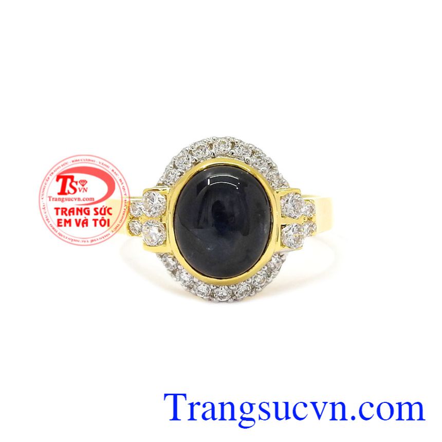 Nhẫn nữ vàng Sapphire sang trọng, Nhẫn nữ sapphire Nhẫn nữ vàng Sapphire sang trọng, Nhẫn nữ sapphire