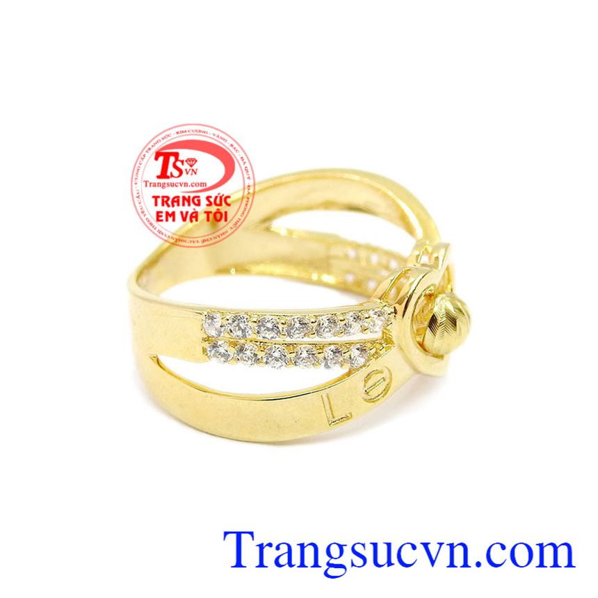 Nhẫn nữ vàng tình yêu, Nhẫn nữ đá quý, Nhẫn nữ vàng tây