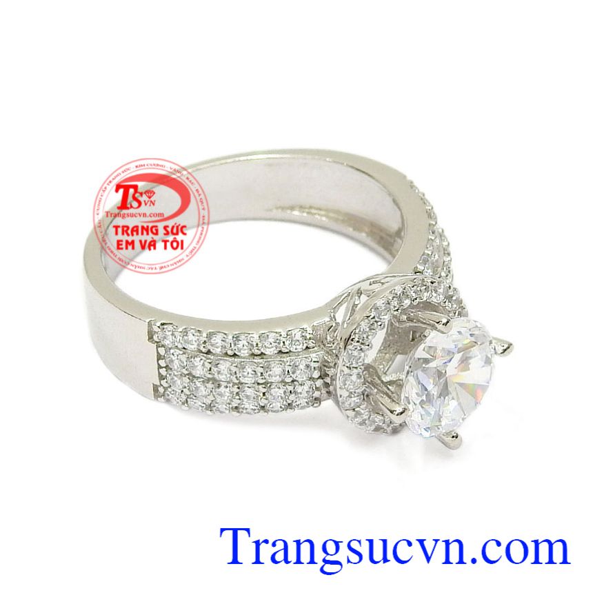 Nhẫn nữ vàng trắng hạnh phúc, Nhẫn nữ vàng trắng