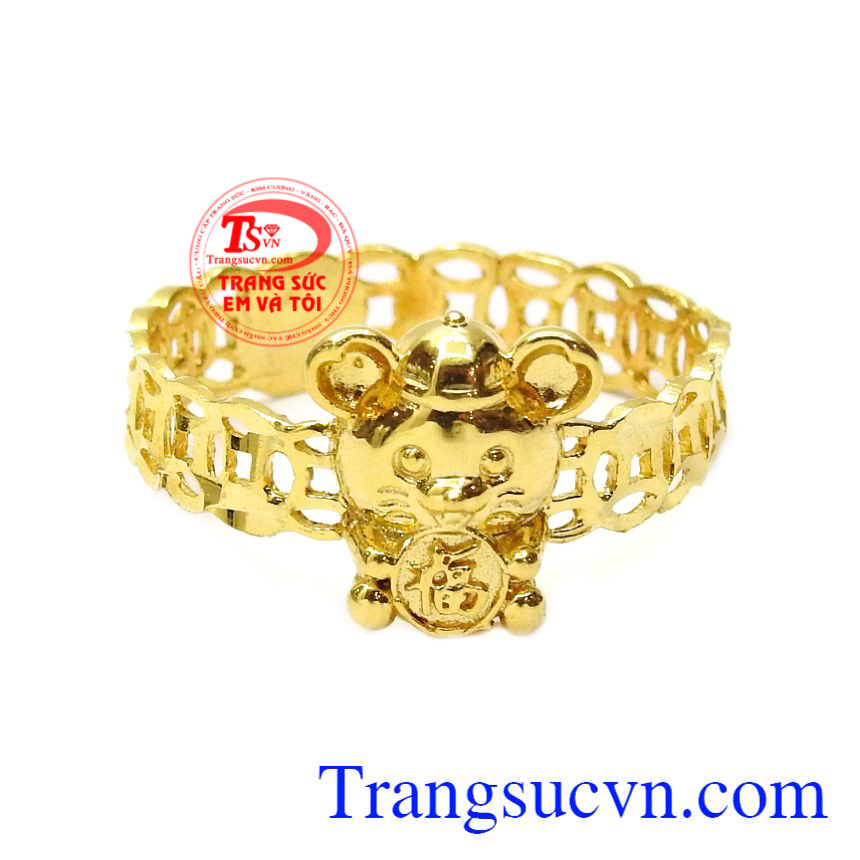 Nhẫn vàng kim tiền tuổi Tý, Nhẫn nữ vàng