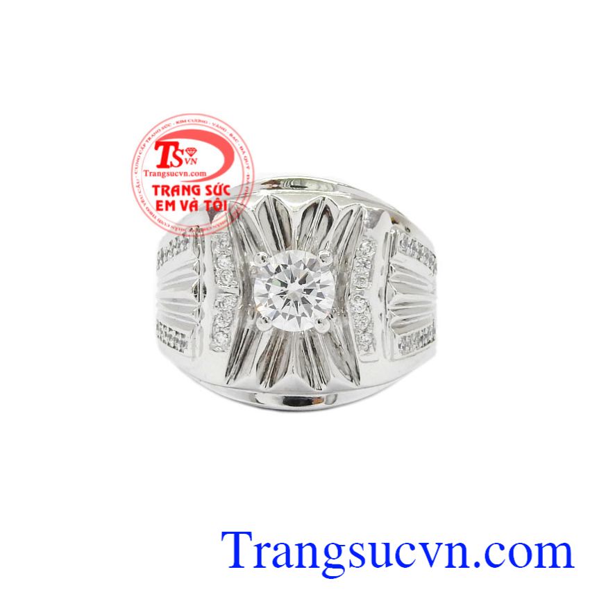 Nhẫn vàng trắng phái mạnh, Nhẫn vàng trắng nam Nhẫn vàng trắng phái mạnh, Nhẫn vàng trắng nam