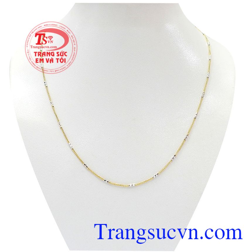 Vây vàng 10k Italy nữ, Dây Chuyền Nữ Italy 10k