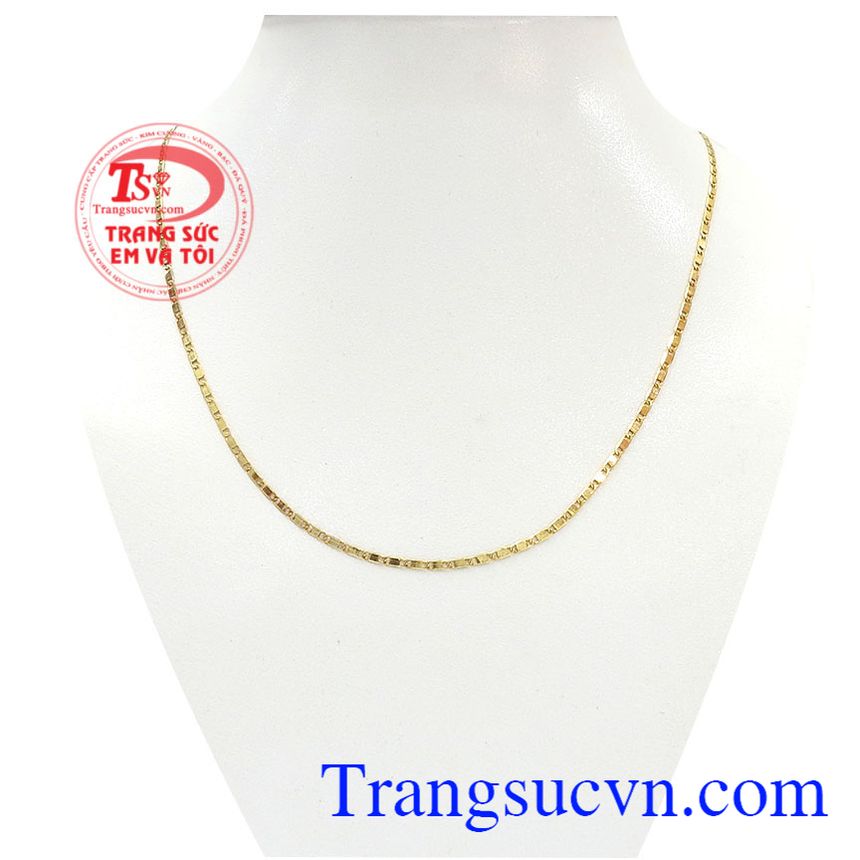 Vòng cổ vàng tây 10k, Dây chuyền vàng