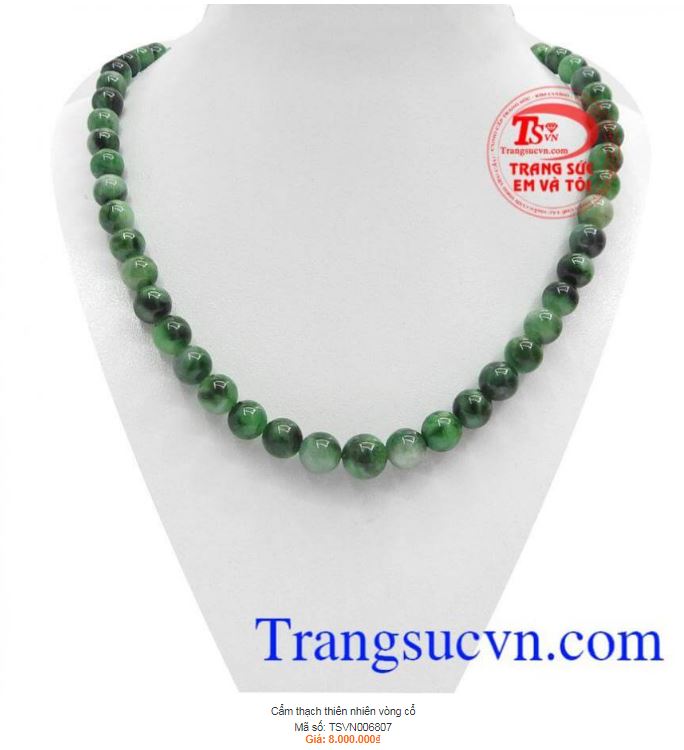 Chuỗi cổ cẩm thạch bình an