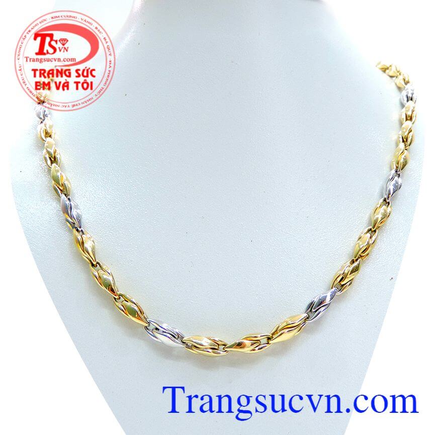 Dây chuyền nam vàng Ý 10k, Dây chuyền nam vàng tây nhập khẩu.