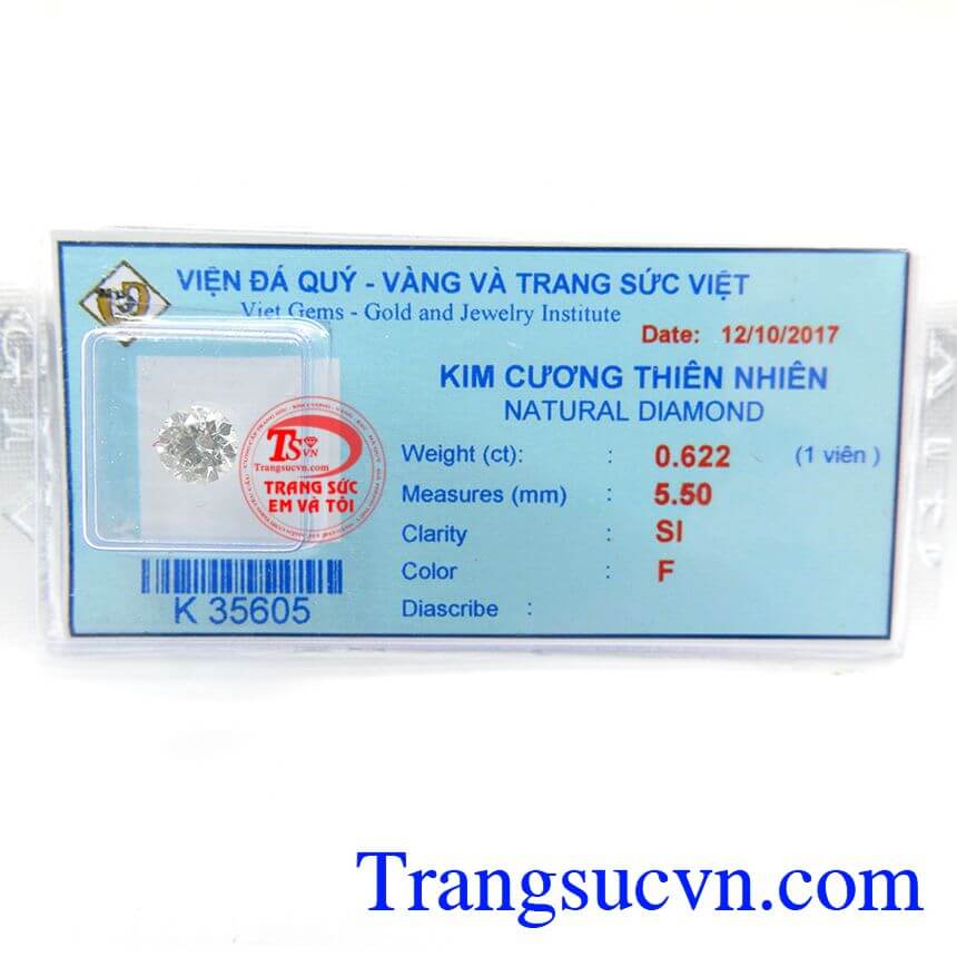 Kim Cương Thiên Nhiên 5.5 ly, Kim cương thiên nhiên cao cấp