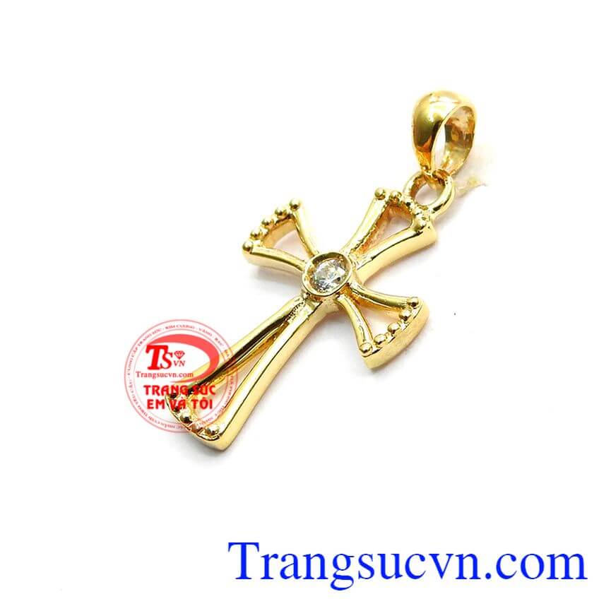 Mặt Thánh Giá may mắn, Mặt dây nữ đẹp, mặt dây thời trang.