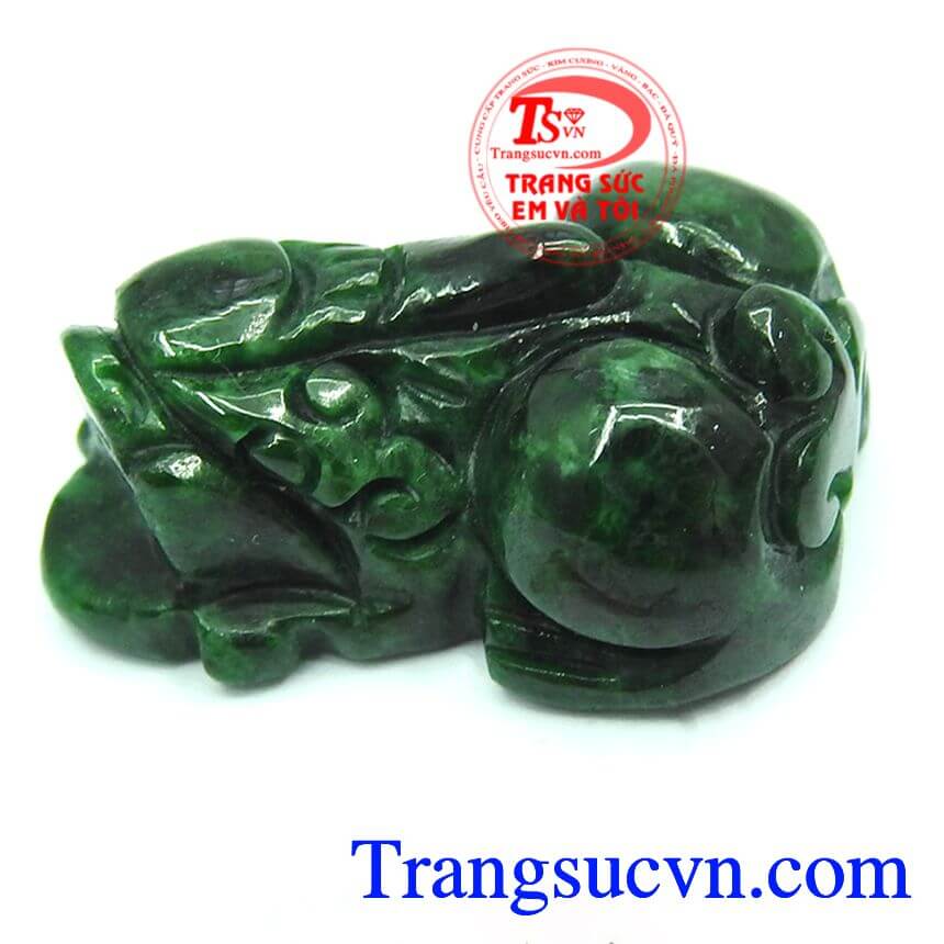 Tỳ hưu cẩm thạch may mắn, tỳ hưu đẹp, tỳ hưu ngọc jadeite.
