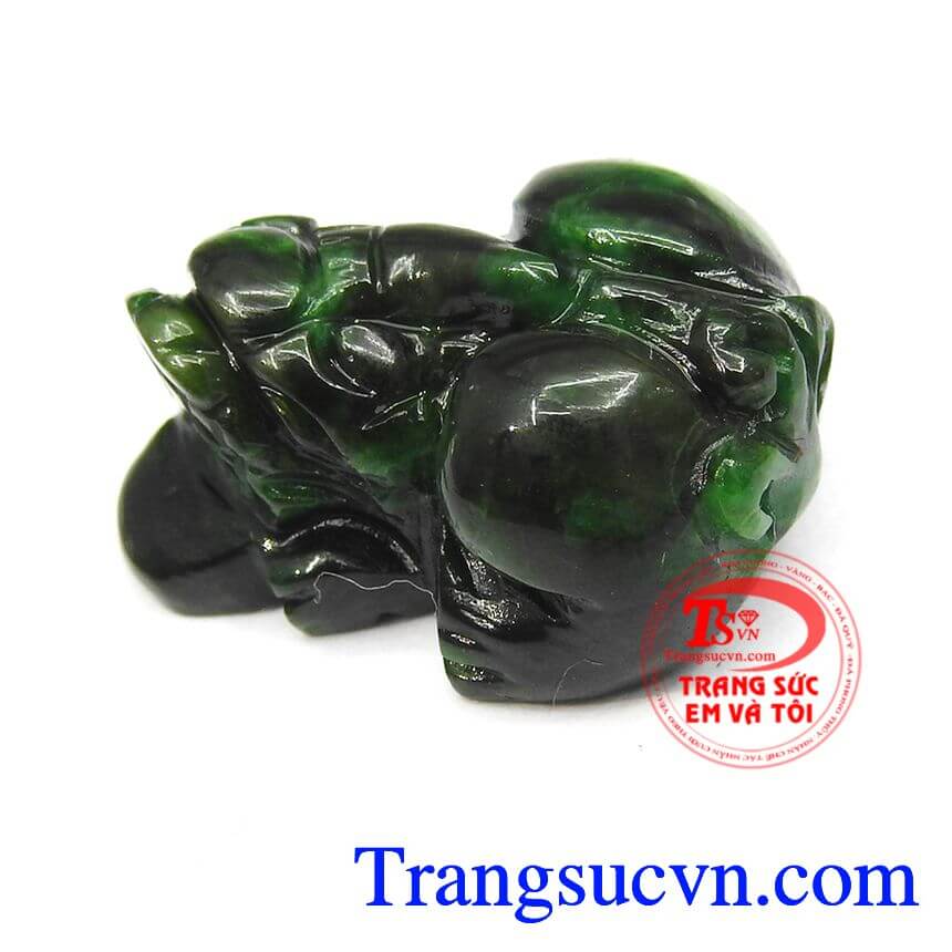 Tỳ hưu jadeite đẹp, tỳ hưu phong thủy hợp mệnh, tỳ hưu cỡ nhỏ.