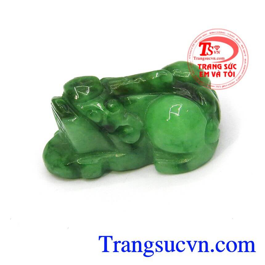 Tỳ hưu ngọc Jadeite thiên nhiên, tỳ hưu phong thủy, tỳ hưu loại nhỏ