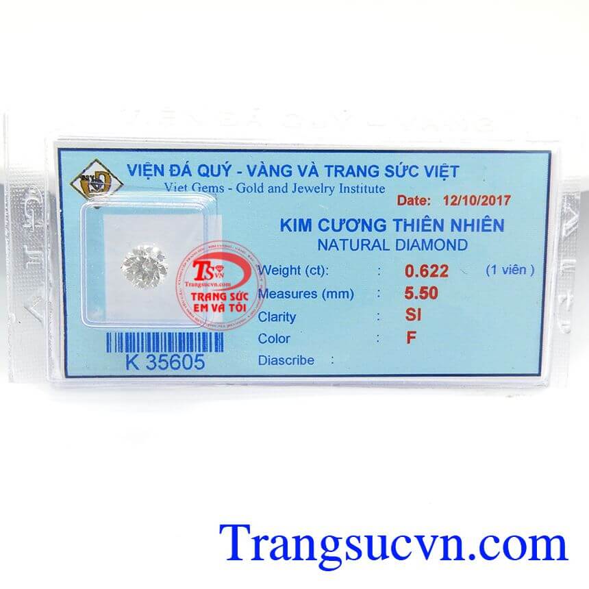 Kim Cương Thiên Nhiên 5.5 ly, Kim cương thiên nhiên cao cấp