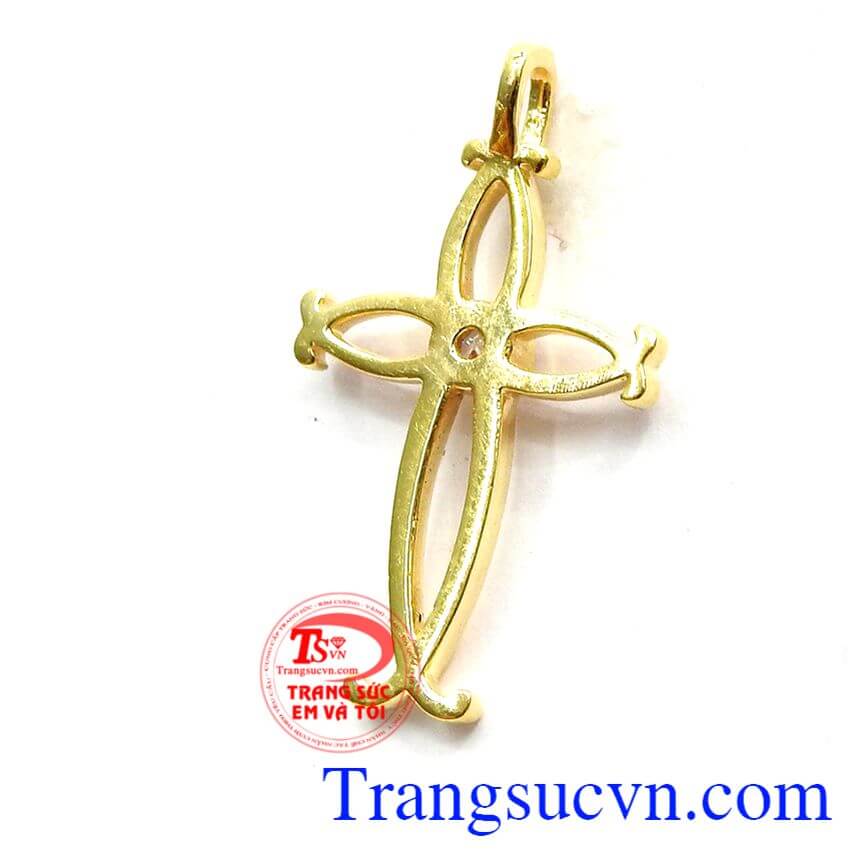 Mặt Thánh Giá tình yêu, mặt dây nữ thời trang, Mặt dây vàng tây.