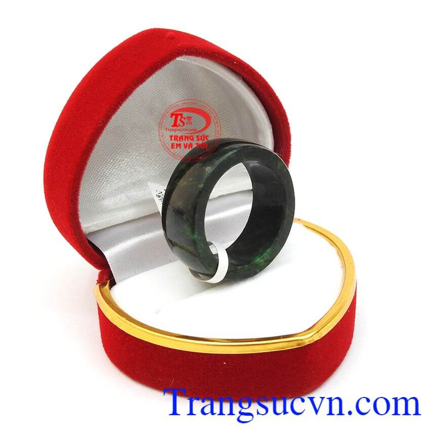 Nhẫn phỉ thúy tài lộc, Nhẫn ngọc, Ngọc phỉ thúy uy tín.