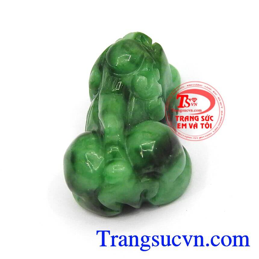 Tỳ hưu cẩm thạch bình an, tỳ hưu hợp phong thủy, tỳ hưu ngọc thiên nhiên.