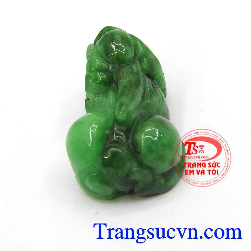 Tỳ hưu ngọc Jadeite thiên nhiên, tỳ hưu phong thủy, tỳ hưu loại nhỏ