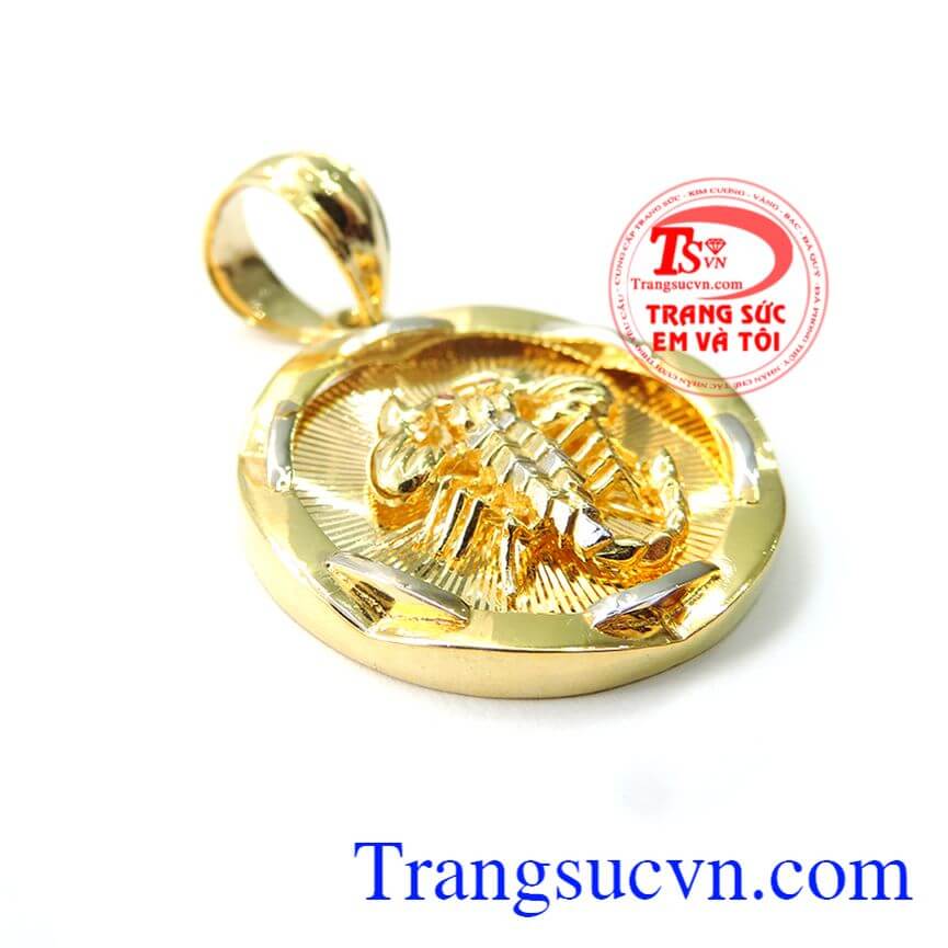 Mặt dây chuyền vàng nam hình bọ cạp cá tính, mặt dây vàng tây dành cho phái mạnh.