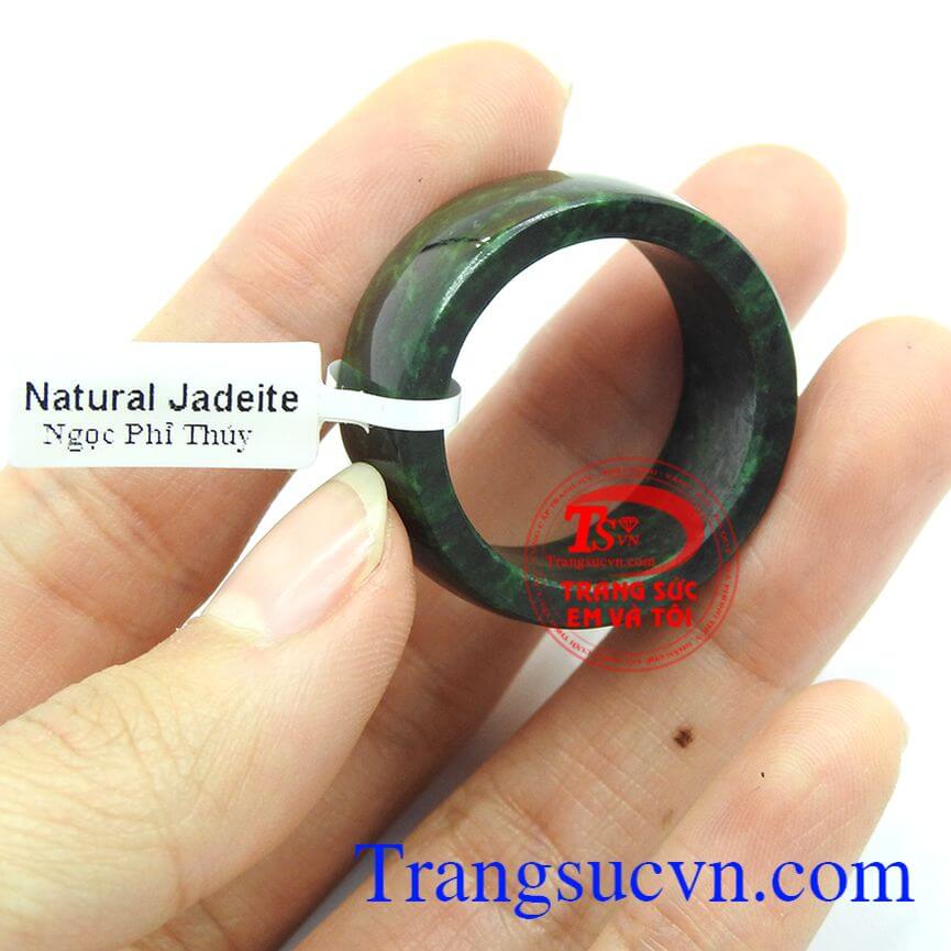 Nhẫn ngọc cẩm thạch cao cấp, nhẫn ngọc phỉ thúy, Nhẫn ngọc thiên nhiên.