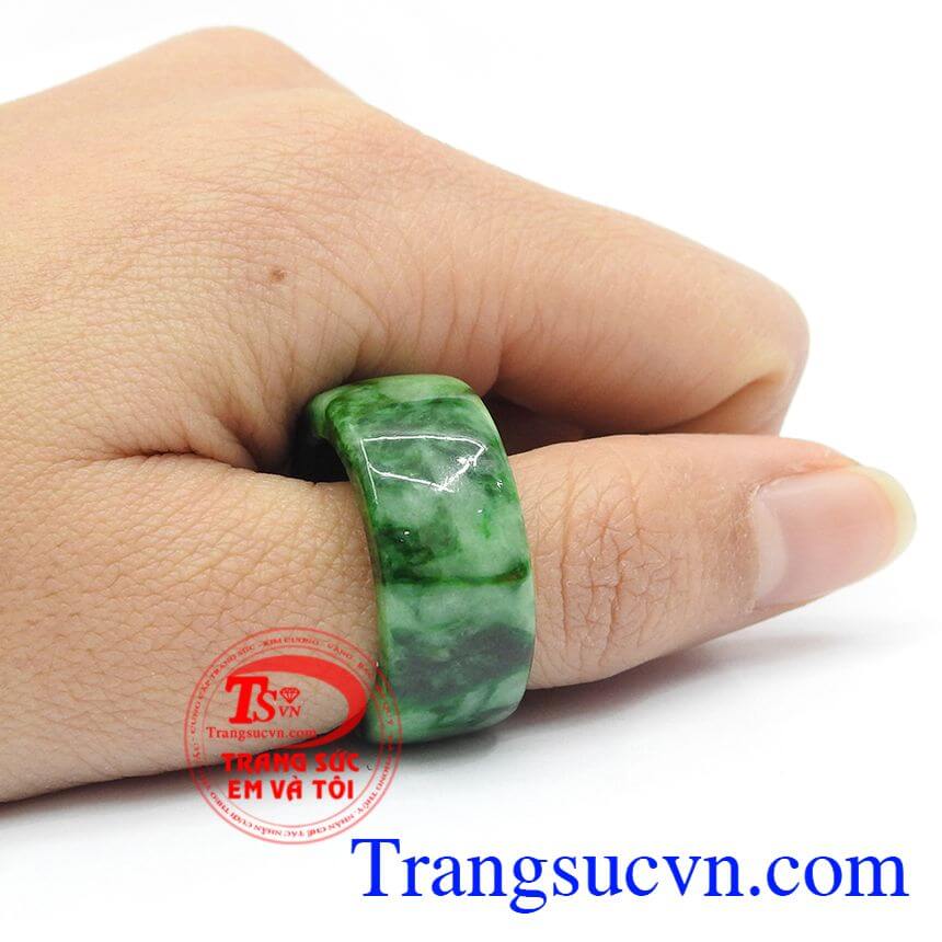 Nhẫn ngọc cẩm thạch phú quý, Nhẫn ngọc đẹp, Ngọc phỉ phúy cao cấp