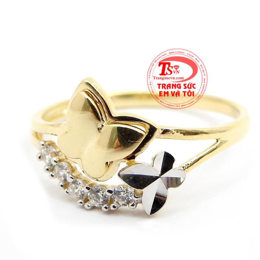 Nhẫn nữ tươi đẹp, Nhẫn nữ vàng, nhẫn nữ 10k thời trang