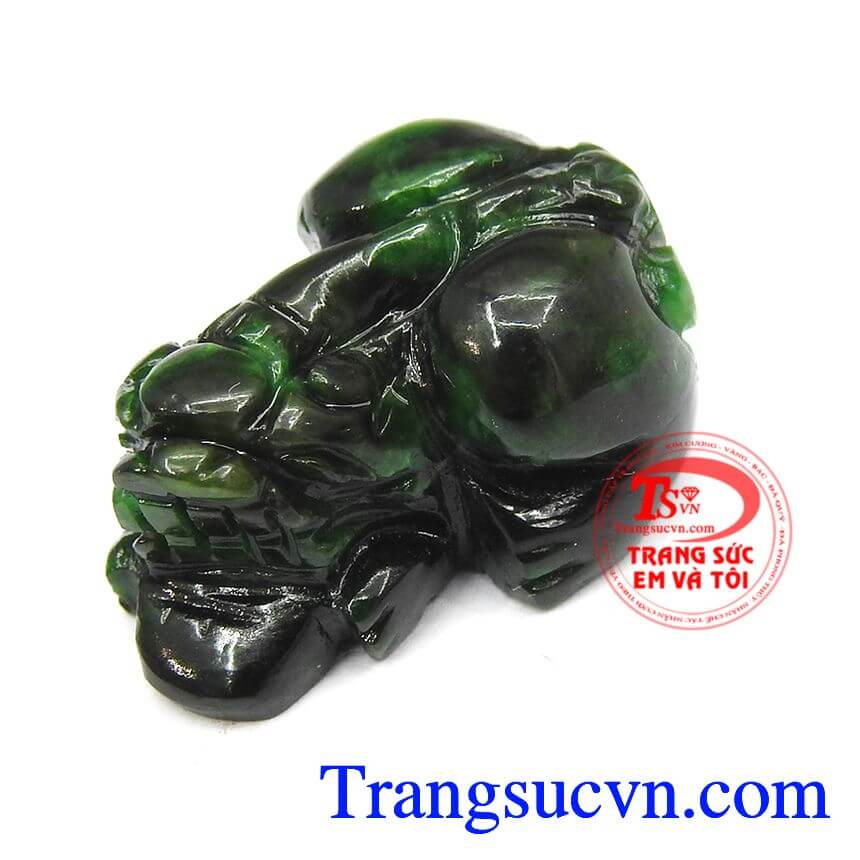 Tỳ hưu jadeite đẹp, tỳ hưu phong thủy hợp mệnh, tỳ hưu cỡ nhỏ.