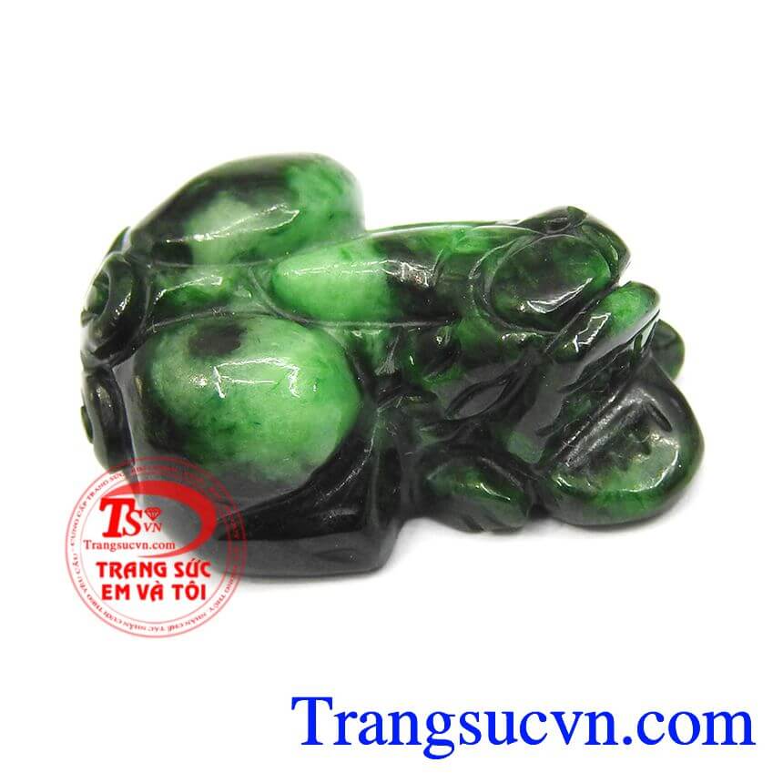Tỳ hưu jadeite thiên nhiên, tỳ hưu đẹp, tỳ hưu phong thủy.