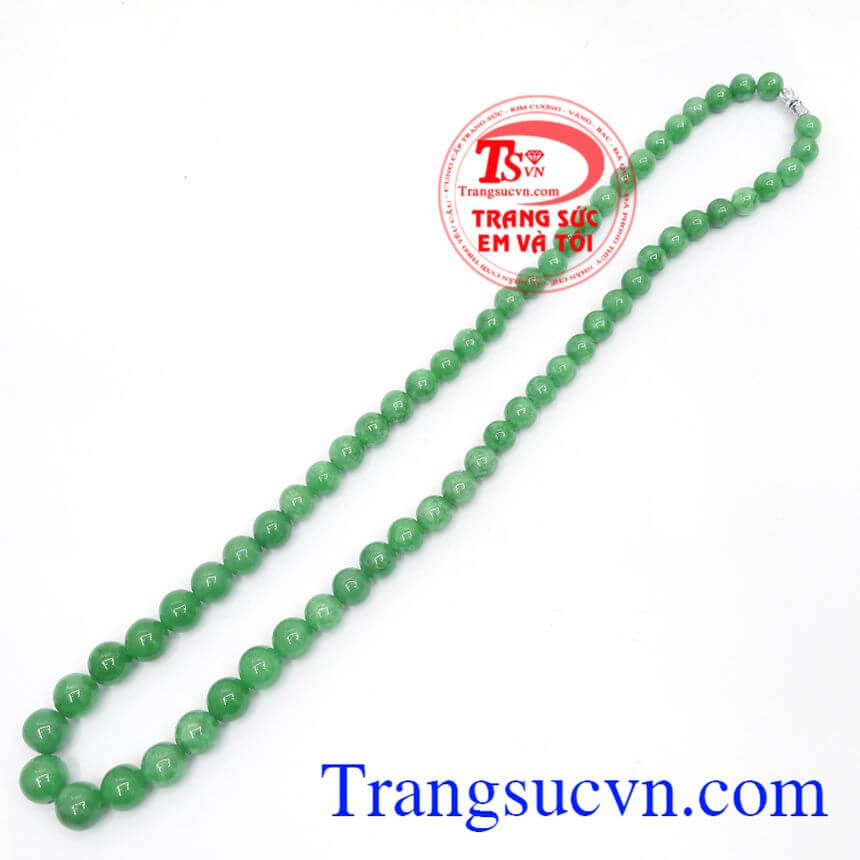 Chuỗi vòng cổ ngọc cẩm thạch, chuỗi ngọc đẹp, chuỗi ngọc dành cho quý cô.