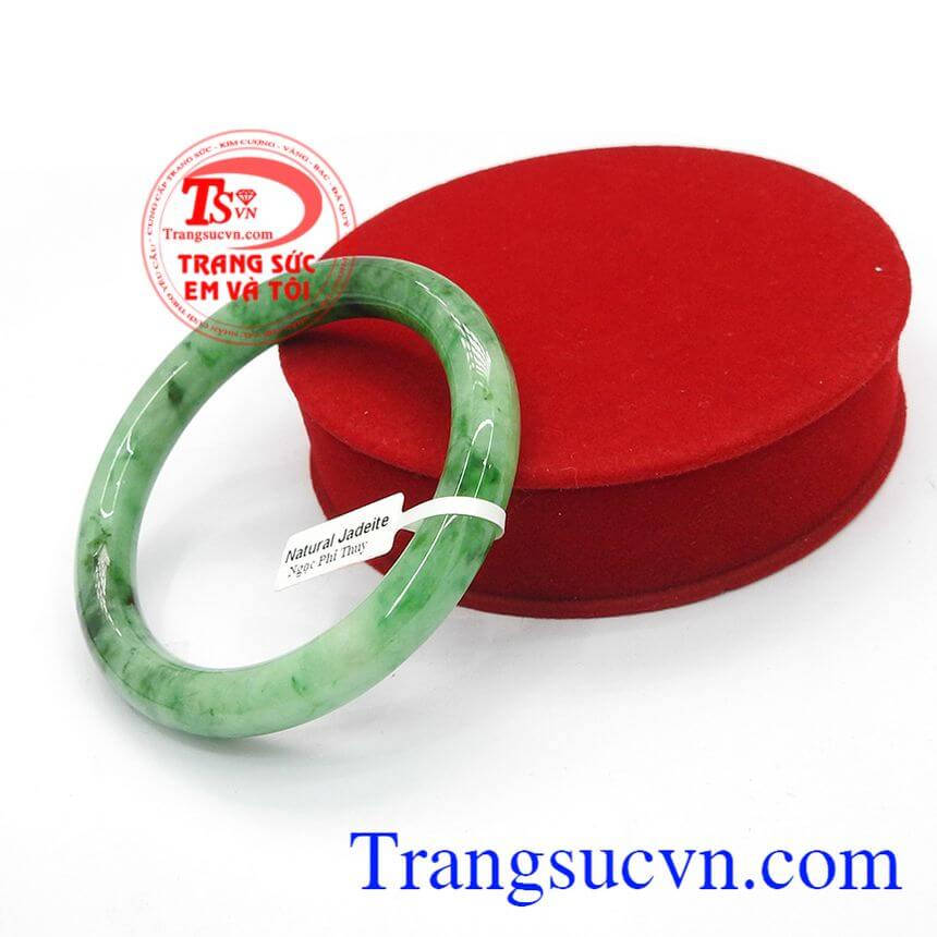 Vòng tay cẩm thạch quý phái, vòng ngọc thiên nhiên, vòng tay phái nữ.