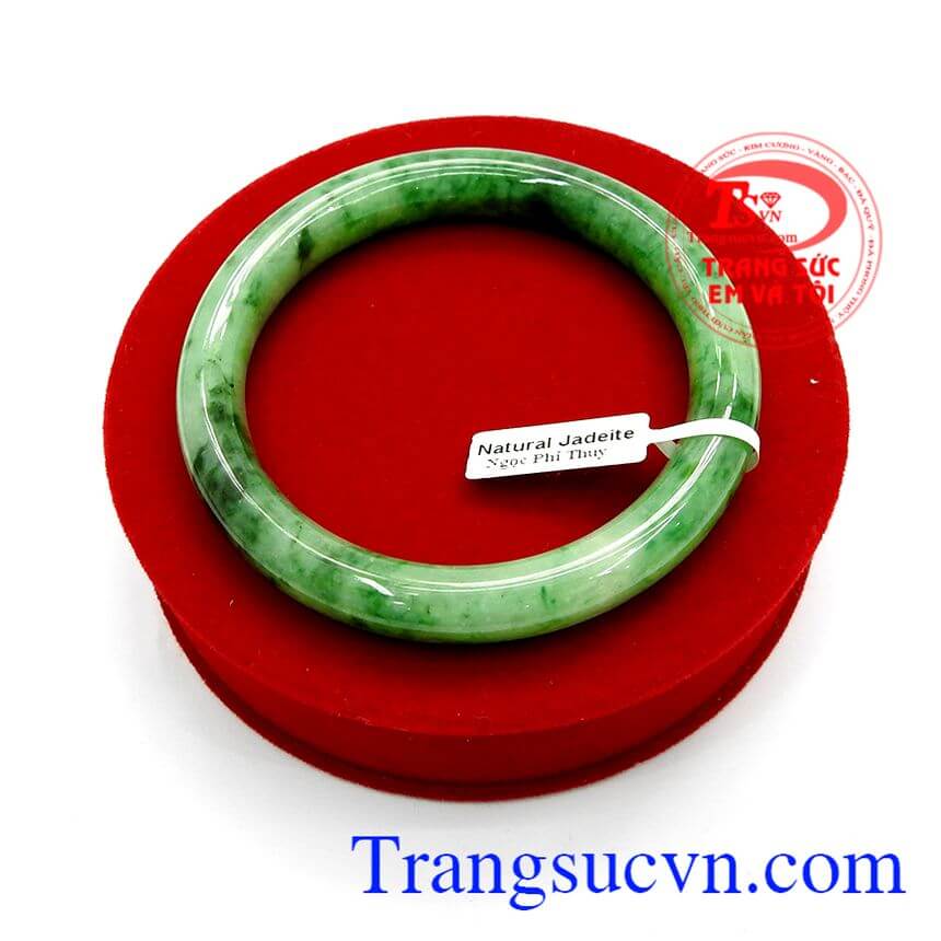Vòng tay cẩm thạch quý phái, vòng ngọc thiên nhiên, vòng tay phái nữ.