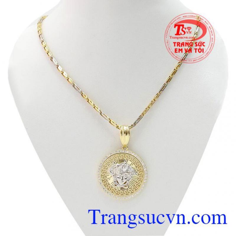 Bộ trang sức versace vàng 10k, bộ trang sức nam đẹp. Bộ trang sức versace vàng 10k, bộ trang sức nam đẹp.