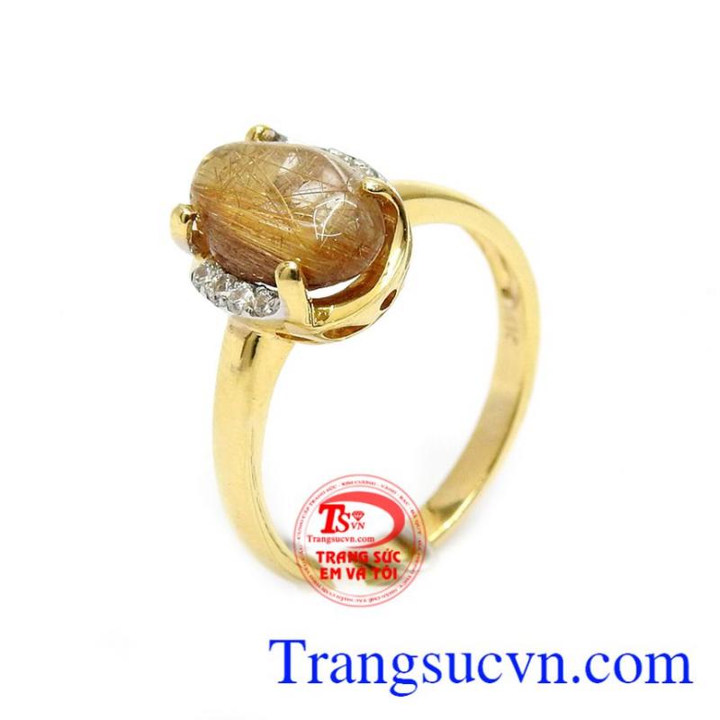 Nhẫn nữ thạch anh tóc đẹp, nhẫn nữ vàng tây, nhẫn đẹp.  Nhẫn nữ thạch anh tóc đẹp, nhẫn nữ vàng tây, nhẫn đẹp.