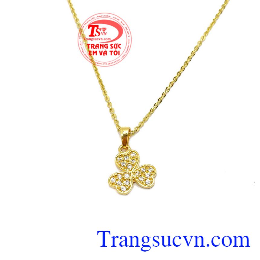 Bộ dây chuyền vàng, bộ dây chuyền nữ vàng, mặt dây chuyền đẹp