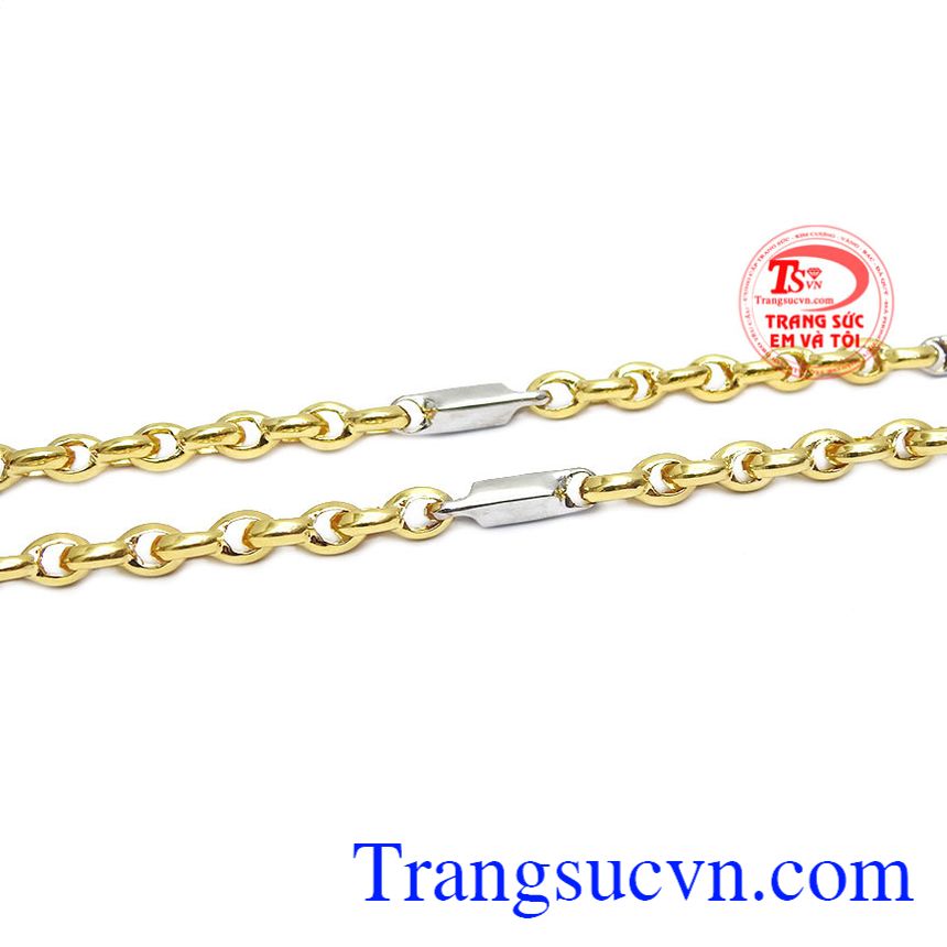 Dây chuyền nam vàng tây, dây chuyền 10k
