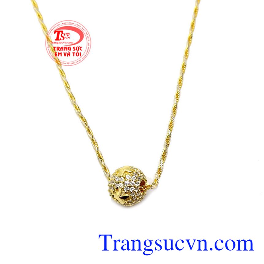 Trang sức bộ, Bộ dây chuyền charm phú quý, Bộ dây chuyền nữ xinh xắn
