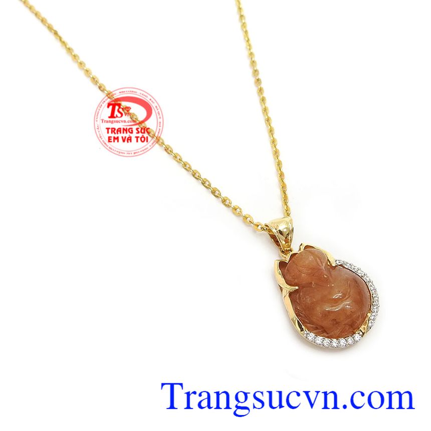 Bộ dây chuyền hồ ly bọc vàng, trang sức bộ, bộ dây chuyền đẹp Bộ dây chuyền hồ ly bọc vàng, trang sức bộ, bộ dây chuyền đẹp