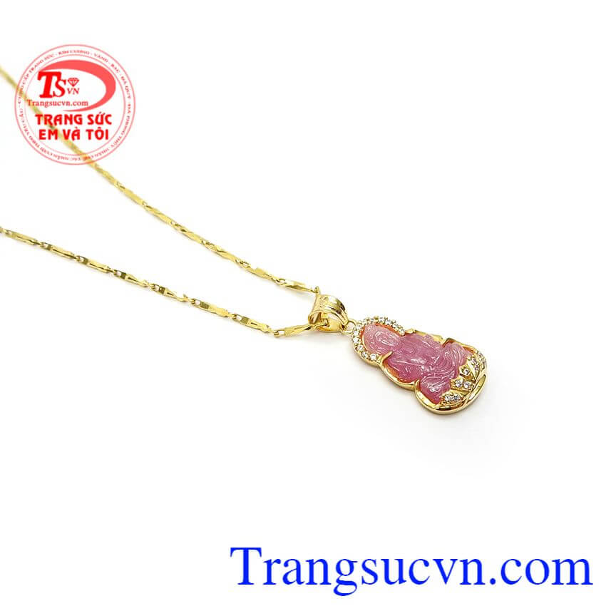 Bộ Dây Chuyền Phât Bà An Nhiên, bộ trang sức, mặt dây đá quý Bộ Dây Chuyền Phât Bà An Nhiên, bộ trang sức, mặt dây đá quý