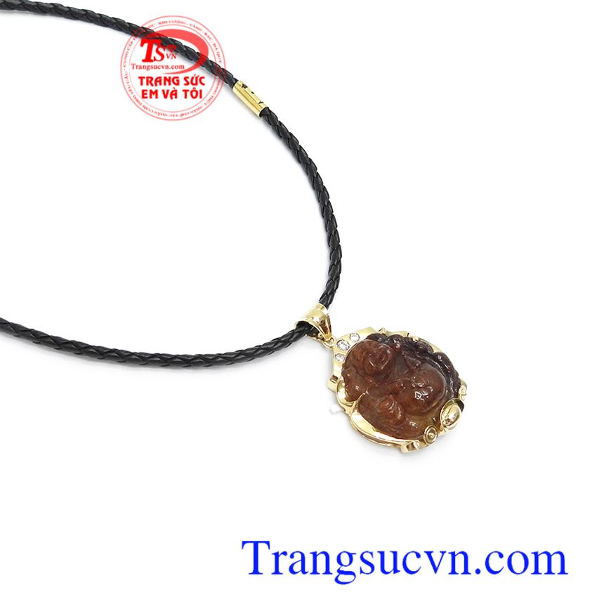 Bộ dây chuyền phật Di Lặc bình an,Mặt dây chuyền nam,Trang sức nam