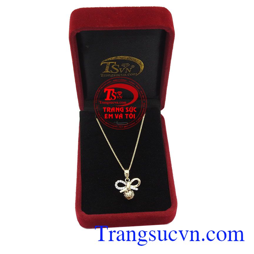 Bộ dây nữ xinh xắn, trang sức đẹp, trang sức vàng tây