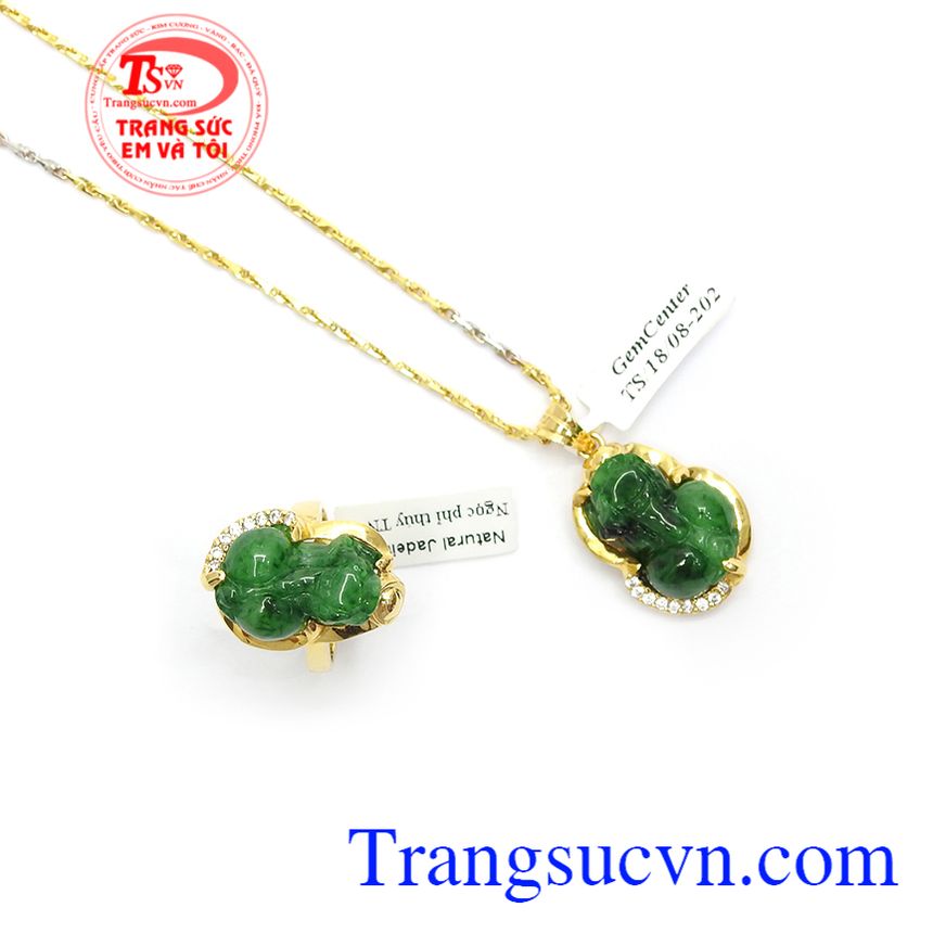 Bộ Dây Tỳ Hưu Ngậm Tiền Tài Lộc, bộ dây vàng tây đẹp, bộ dây nữ Bộ Dây Tỳ Hưu Ngậm Tiền Tài Lộc, bộ dây vàng tây đẹp, bộ dây nữ