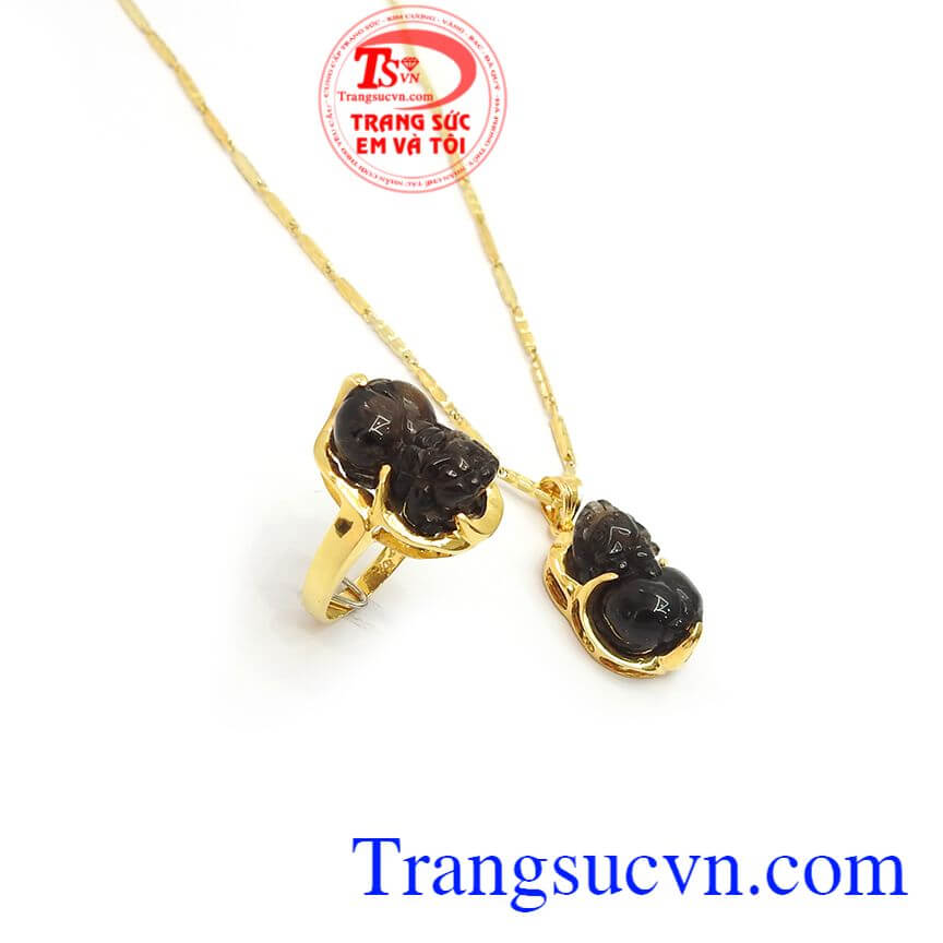 Bộ Trang Sức Nữ Chiêu Tài Lộc, bộ trang sức, mặt dây đá quý Bộ Trang Sức Nữ Chiêu Tài Lộc, bộ trang sức, mặt dây đá quý