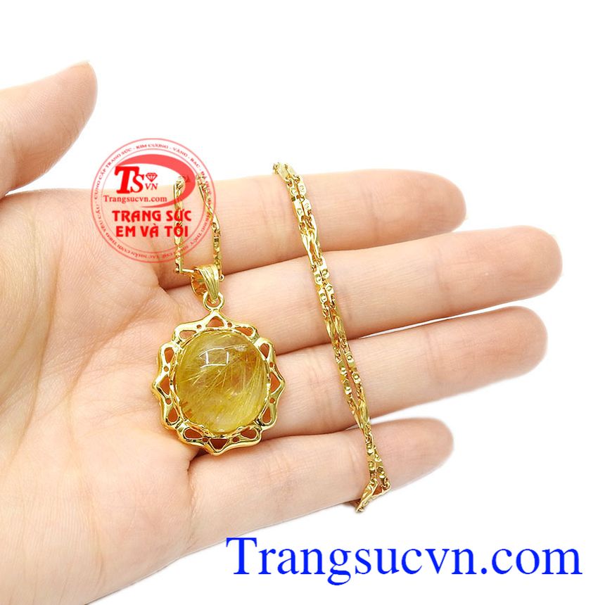 Bộ trang sức thạch anh tóc rực rỡ,Trang sức bộ,Trang sức nữ Bộ trang sức thạch anh tóc rực rỡ,Trang sức bộ,Trang sức nữ