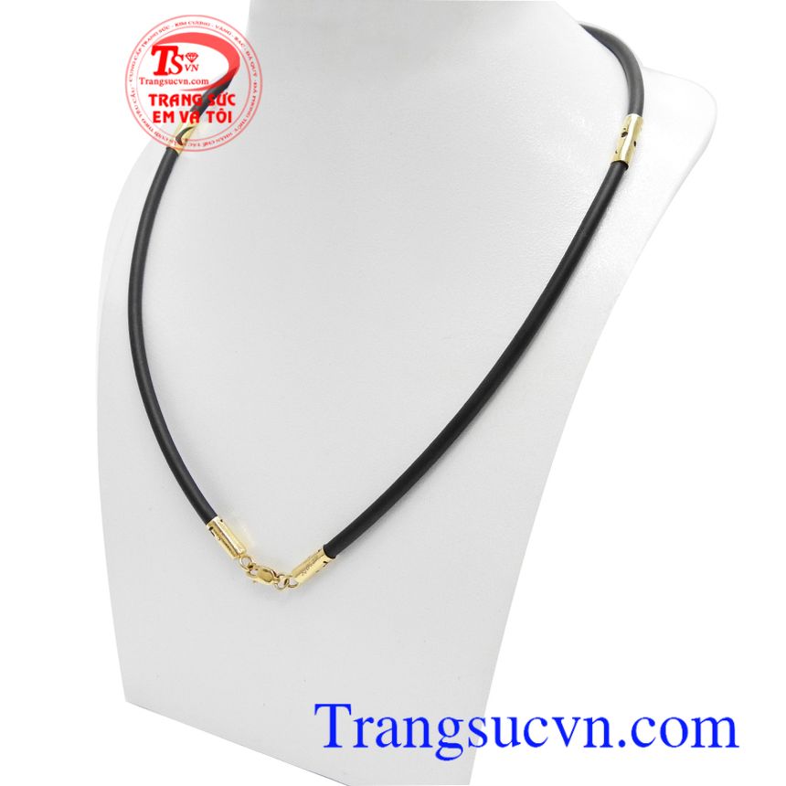 Dây cao su bọc vàng 10k đẳng cấp,Dây cao su bọc rồng,Dây chuyền nam