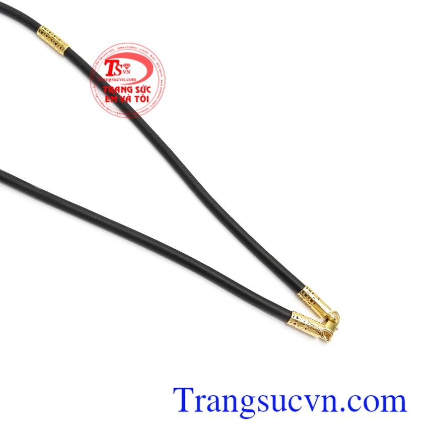 Dây cao su bọc vàng 10k nam tính,Dây cao su bọc rồng,Dây chuyền nam Dây cao su bọc vàng 10k nam tính,Dây cao su bọc rồng,Dây chuyền nam