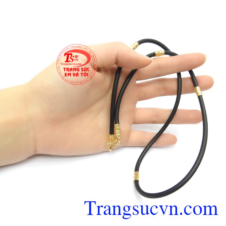Dây Cao Su Bọc Vàng Cá Tính, Dây chuyền vàng,Trang sức nam Dây Cao Su Bọc Vàng Cá Tính, Dây chuyền vàng,Trang sức nam