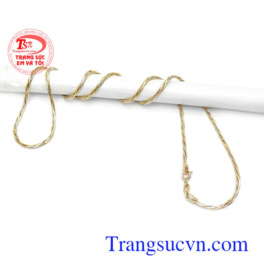 Dây chuyền Italy 10k quý phái,Dây chuyền Italy,Dây chuyền vàng